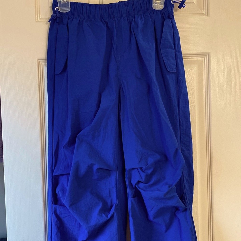 No Comment Parachute pants SZ S JRS NWOT